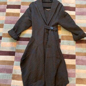 Dress to Kill, Brown Brocade Wrap Dress, Size 1